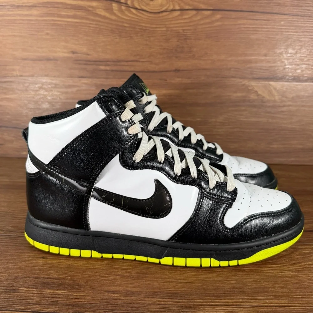 Nike Dunk High ‘Electric’ Lace Up Leather Sneakers Men’s Size 10 Shoes